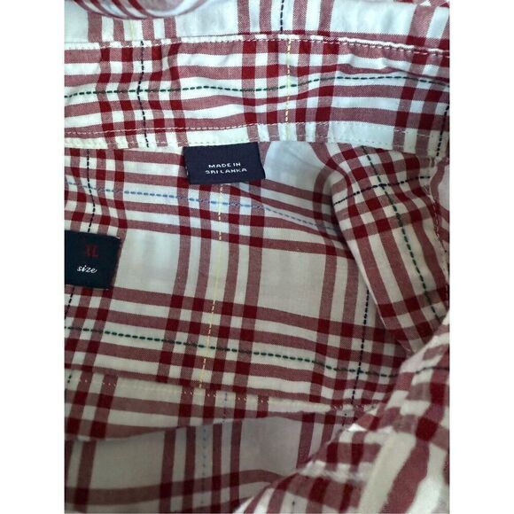 Cremieux Men’s Button Down Short Slv Shirt Sz XL Dad Spring/Summer Preppy - Picture 8 of 8